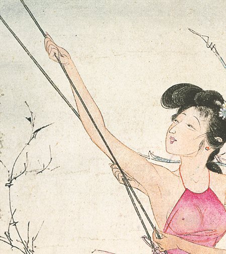 纳雍县-胡也佛的仕女画和最知名的金瓶梅秘戏图